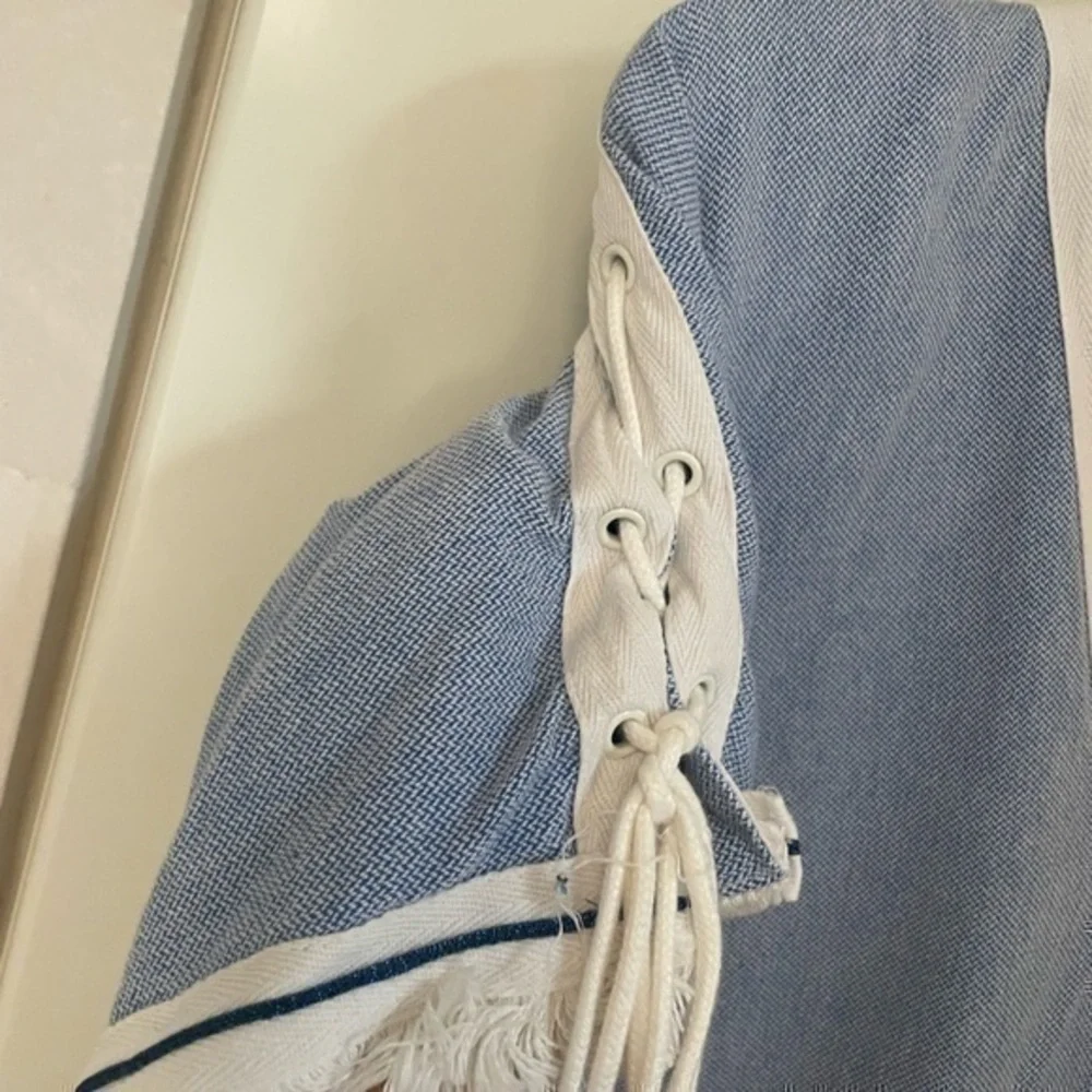 KOZA Melissa Textured Cotton Caftan Tunic Size Large - Picture 6 of 14